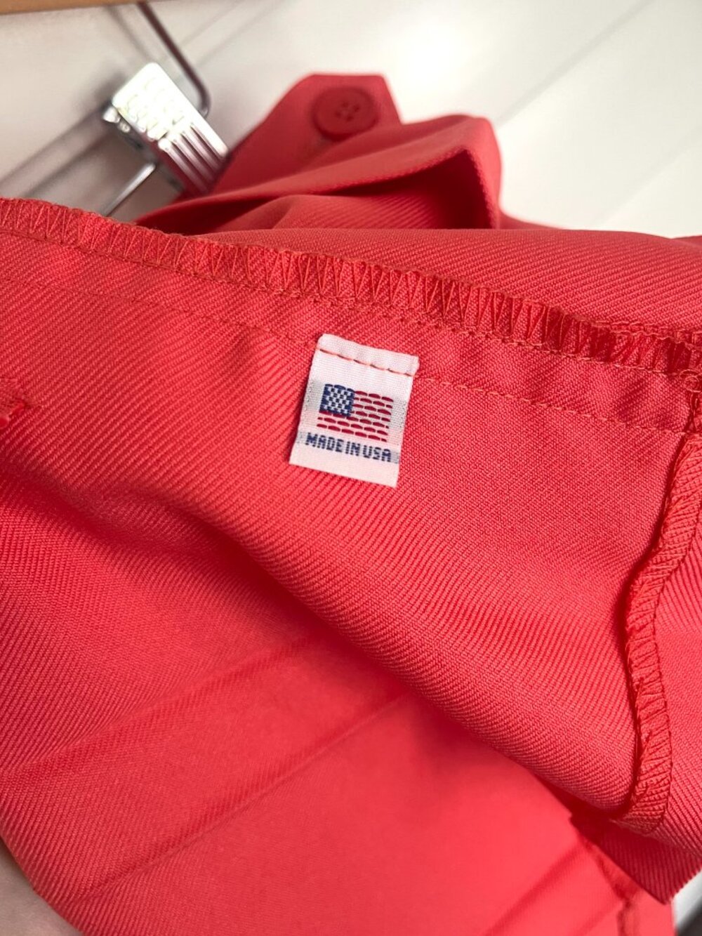 *Vintage* American Apparel Tennis Cheerleader Skirt in Watermelon Size Large - Picture 9 of 10